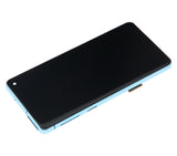 Replacement LCD Assembly With Frame (Without Finger Print Sensor) Compatible with Samsung Galaxy S10 (Aftermarket Plus: TFT) (Prism Blue)