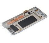 Replacement LCD Assembly With Frame (Without Finger Print Sensor) Compatible with Samsung Galaxy S10 (Aftermarket Plus: TFT) (Prism White)