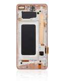 Replacement LCD Assembly With Frame (Without Finger Print Sensor) Compatible with Samsung Galaxy S10 Plus (Aftermarket Plus: TFT) (Flamingo Pink)