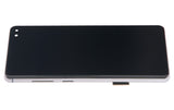 Replacement LCD Assembly With Frame (Without Finger Print Sensor) Compatible with Samsung Galaxy S10 Plus (Aftermarket Plus: TFT) (Prism / Ceramic Black)
