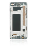 Replacement LCD Assembly With Frame (Without Finger Print Sensor) Compatible with Samsung Galaxy S10 Plus (Aftermarket Plus: TFT) (Prism / Ceramic Black)