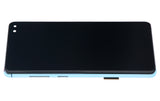 Replacement LCD Assembly With Frame (Without Finger Print Sensor) Compatible with Samsung Galaxy S10 Plus (Aftermarket Plus: TFT) (Prism Blue)