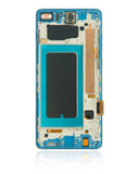 Replacement LCD Assembly With Frame (Without Finger Print Sensor) Compatible with Samsung Galaxy S10 Plus (Aftermarket Plus: TFT) (Prism Blue)