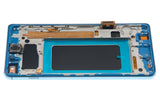 Replacement LCD Assembly With Frame (Without Finger Print Sensor) Compatible with Samsung Galaxy S10 Plus (Aftermarket Plus: TFT) (Prism Blue)