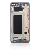 Replacement LCD Assembly With Frame (Without Finger Print Sensor) Compatible with Samsung Galaxy S10 Plus (Aftermarket Plus: TFT) (Prism Green)