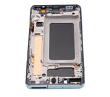 Replacement LCD Assembly With Frame (Without Finger Print Sensor) Compatible with Samsung Galaxy S10 Plus (Aftermarket Plus: TFT) (Prism Green)