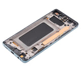 Replacement LCD Assembly With Frame (Without Finger Print Sensor) Compatible with Samsung Galaxy S10 Plus (Aftermarket Plus: TFT) (Prism Green)
