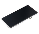 Replacement LCD Assembly With Frame (Without Finger Print Sensor) Compatible with Samsung Galaxy S10 Plus (Aftermarket Plus: TFT) (Prism White)