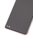 Replacement OLED Assembly With Frame Compatible with Samsung Galaxy S10 Plus (Service Pack) (Flamingo Pink)