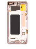 Replacement OLED Assembly With Frame Compatible with Samsung Galaxy S10 Plus (Service Pack) (Flamingo Pink)