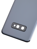 Replacement Back cover Glass With Camera Lens Compatible with Samsung Galaxy S10E (No Logo) (Aftermarket Plus) (Prism Black)