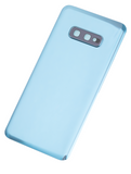 Replacement Back cover Glass With Camera Lens Compatible with Samsung Galaxy S10E (No Logo) (Aftermarket Plus) (Prism Blue)