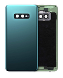 Replacement Back cover Glass With Camera Lens Compatible with Samsung Galaxy S10E (No Logo) (Aftermarket Plus) (Prism Green)