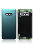 Replacement Back cover Glass With Camera Lens Compatible with Samsung Galaxy S10E (No Logo) (Aftermarket Plus) (Prism Green)
