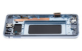 Replacement OLED Assembly With Frame Compatible with Samsung Galaxy S10E (Refurbished) (Prism Blue)