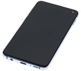 Replacement OLED Assembly With Frame Compatible with Samsung Galaxy S10E (Refurbished) (Prism Blue)