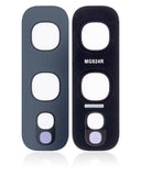 Replacement Back Camera Lens (Glass Only) With Adhesive Compatible with Samsung Galaxy S10E (Prism Blue) (10 Pack)