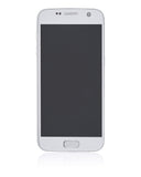Replacement OLED Assembly With Frame Compatible with Samsung Galaxy S7 (All US Models) (Aftermarket Plus) (Silver Titanium)