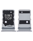 Replacement Single Sim Card Tray Compatible with Samsung Galaxy A80 (A805 / 2019) (Ghost White)