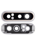 Replacement Back Camera Lens With Bracket / Bezel Compatible with Samsung Galaxy A80 (A805 / 2019) (Ghost White)