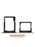 Replacement Sim Card + SD Card Tray Compatible with Huawei P8 (Prestige Gold)