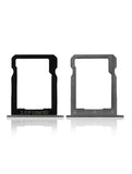 Replacement Sim Card + SD Card Tray Compatible with Huawei P7 (Black)