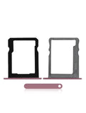 Replacement Sim Card + SD Card Tray Compatible with Huawei P7 (Pink)