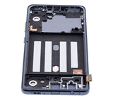 Replacement OLED Assembly With Frame Compatible with Samsung Galaxy A51 5G (A516 / 2020) (Non-Verizon 5G UW Frame) (Refurbished) (Prism Cube Black)
