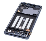 Replacement OLED Assembly With Frame Compatible with Samsung Galaxy A51 5G (A516 / 2020) (Non-Verizon 5G UW Frame) (Refurbished) (Prism Cube Black)