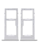 Replacement Single Sim Card Tray Compatible with Samsung Galaxy A51 5G (A516 / 2020) (Prism Cube White)