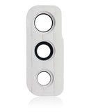 Replacement Back Camera Glass Lens And Cover Bezel Compatible with Samsung Galaxy A50S (A507 / 2019) (Prism Crush White)