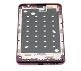 Replacement Mid-Frame Housing Compatible with Motorola One Hyper (XT2027 / 2020) (Fresh Orchid)