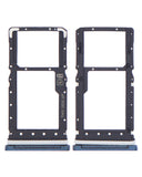 Replacement Single Sim Card Tray Compatible with Motorola Moto E (XT2052 / 2020) (Midnight Blue)