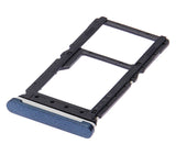 Replacement Single Sim Card Tray Compatible with Motorola Moto E (XT2052 / 2020) (Midnight Blue)