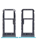 Replacement Single Sim Card Tray Compatible with Motorola Moto E7 (XT2095 / 2020) (Aqua Blue)