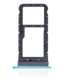 Replacement Single Sim Card Tray Compatible with Motorola Moto E7 (XT2095 / 2020) (Aqua Blue)