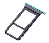 Replacement Single Sim Card Tray Compatible with Motorola Moto E7 (XT2095 / 2020) (Aqua Blue)