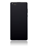 Replacement OLED Assembly With Frame Compatible with Motorola Moto Edge Plus (XT2061 / 2020) (Refurbished) (Black)