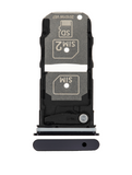 Replacement Dual Sim Card Tray Compatible with Motorola Edge 5G (XT2063 / 2020) (Thunder Gray)