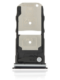 Replacement Dual Sim Card Tray Compatible with Motorola Edge 5G (XT2063 / 2020) (Baltic Gray)