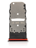 Replacement Single Sim Card Tray Compatible with Motorola Edge Plus 5G (XT2061 / 2020) (Smokey Sangria)