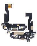 Replacement Charging Port Flex Cable Compatible with Apple iPhone 12 / 12 Pro (Aftermarket Plus) (Gold)