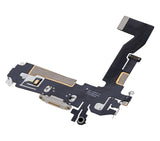 Replacement Charging Port Flex Cable Compatible with Apple iPhone 12 / 12 Pro (Aftermarket Plus) (Silver)