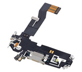 Replacement Charging Port Flex Cable Compatible with Apple iPhone 12 / 12 Pro (Aftermarket Plus) (Silver)