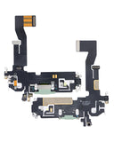 Replacement Charging Port Flex Cable Compatible with Apple iPhone 12 / 12 Pro (Aftermarket Plus) (Green)