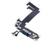 Replacement Charging Port Flex Cable Compatible with Apple iPhone 12 Mini (Aftermarket Plus) (Blue)