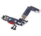 Replacement Charging Port Flex Cable Compatible with Apple iPhone 12 Mini (Aftermarket Plus) (Red)