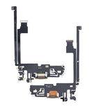 Replacement Charging Port Flex Cable Compatible with Apple iPhone 12 Pro Max (Aftermarket Plus) (Gold)