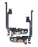 Replacement Charging Port Flex Cable Compatible with Apple iPhone 12 Pro Max (Aftermarket Plus) (Silver)