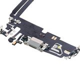 Replacement Charging Port Flex Cable Compatible with Apple iPhone 12 Pro Max (Aftermarket Plus) (Silver)